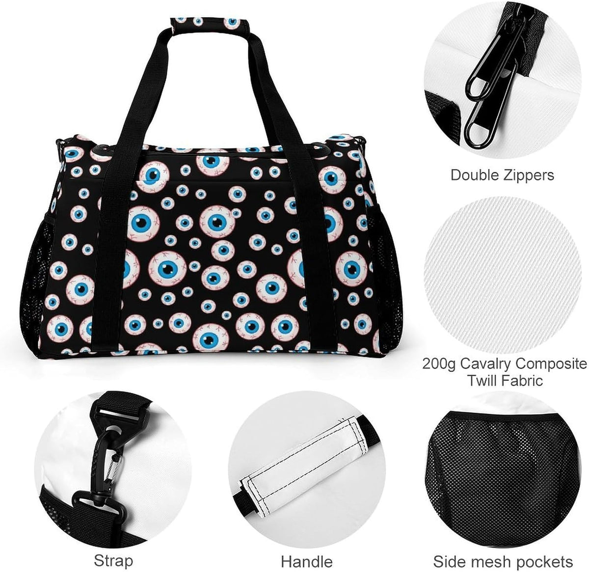 Packable Lightweight Travel Duffel Tote Bag Carry On Overnight Weekender Bag for Women Luggage