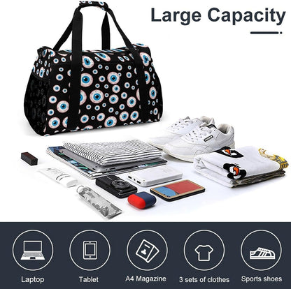 Packable Lightweight Travel Duffel Tote Bag Carry On Overnight Weekender Bag for Women Luggage