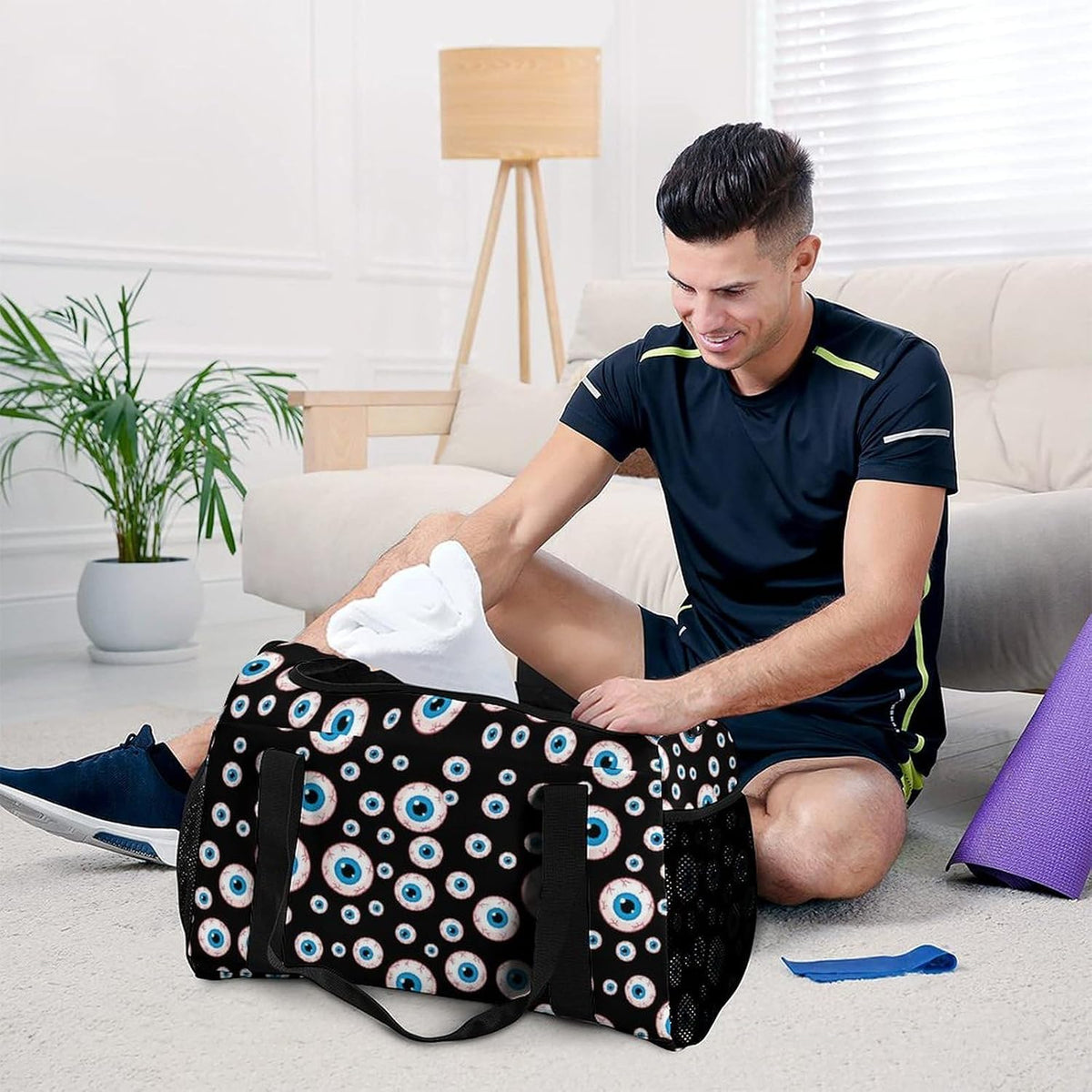 Packable Lightweight Travel Duffel Tote Bag Carry On Overnight Weekender Bag for Women Luggage