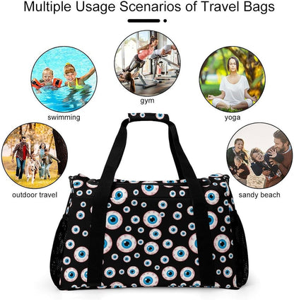 Packable Lightweight Travel Duffel Tote Bag Carry On Overnight Weekender Bag for Women Luggage