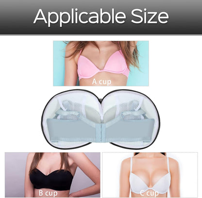 6 Pieces Bra Washing Bag for Laundry Mesh Wash Lingerie Underwear Brassiere Washing Bags with Zipper for Women Laundry Storage(7.87 Inch,Pink)