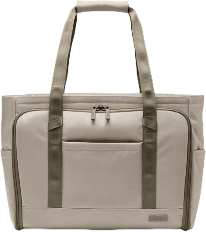 Halfday Convertible Garment Tote: 2-in-1 Travel Tote & Garment Bag, Carry-on for 1-2 Day Trips (16” Laptop Pocket, Shoe Compartments, Trolley Sleeve), Water-Resistant Ballistic Nylon, Jet
