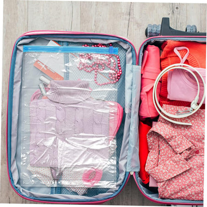 10pcs Hand Rolled Vacuum Compression Bags for Clothes Storage Portable Space Saver Bags for Travel for Organizing Bedding Garments and Personal Items