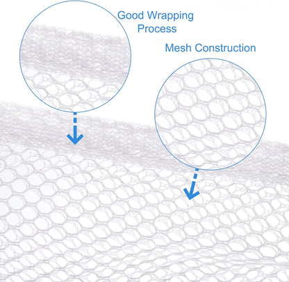 Mesh Laundry Bags, 5Pcs 9.1"x11.8" Mesh Wash Bag Travel Storage Organize Bags with Zipper for Delicate Clothing Laundry Stocking, Pink