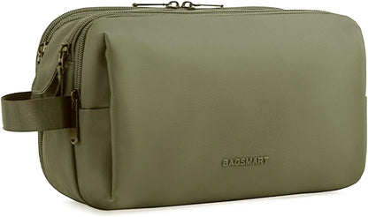 Toiletry Bag for Men, Travel Toiletry Organizer Dopp Kit Water-resistant Shaving Bag for Toiletries Accessories, Door Room Essentials, Black-medium