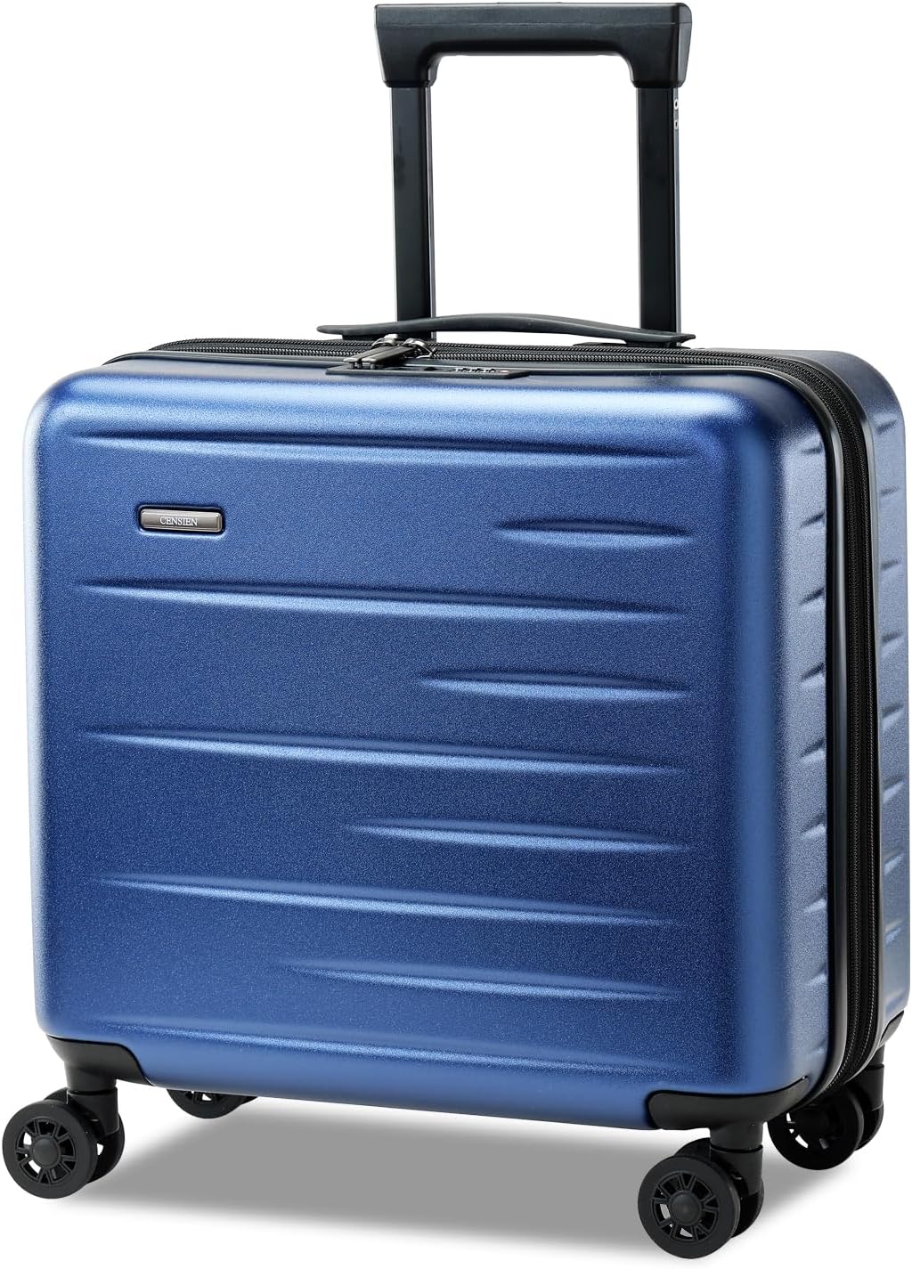 16 Inch Underseat Carry On Luggage Airline Approved, Expandable Lightweight ABS+PC Hard Shell Suitcases with 360° Spinner Wheels, TSA Lock, YKK Zipper, for Business Weekender (White, 1 PC)