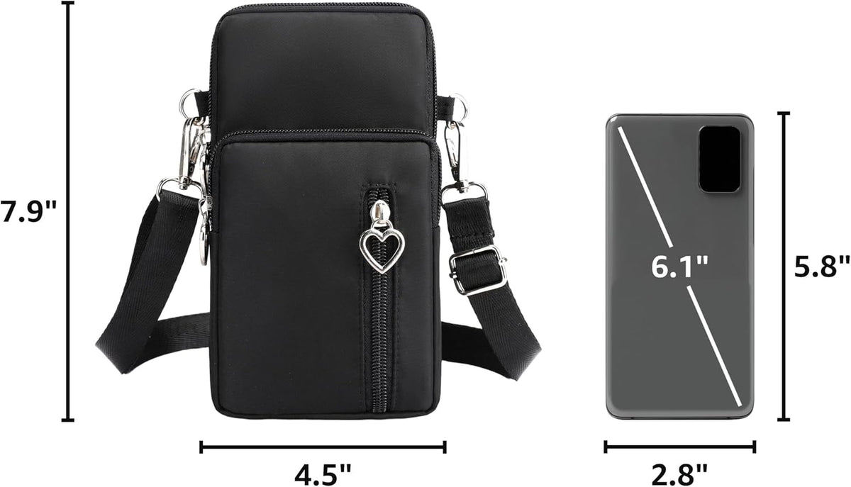 Small Crossbody Bags for Women, Universal Pouch Wallet Cell Phone Purse Lightweight Pockets Handbags Mini Shoulder Bag