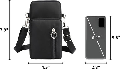 Small Crossbody Bags for Women, Universal Pouch Wallet Cell Phone Purse Lightweight Pockets Handbags Mini Shoulder Bag