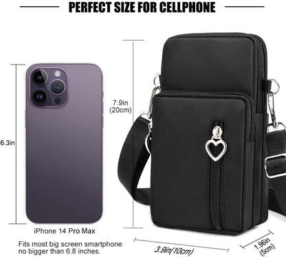 Small Crossbody Bags for Women, Universal Pouch Wallet Cell Phone Purse Lightweight Pockets Handbags Mini Shoulder Bag