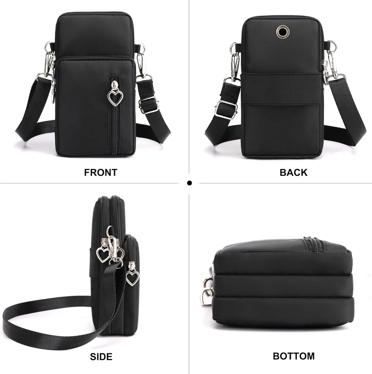 Small Crossbody Bags for Women, Universal Pouch Wallet Cell Phone Purse Lightweight Pockets Handbags Mini Shoulder Bag