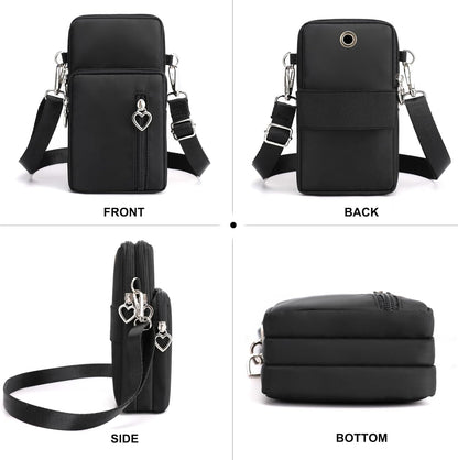 Small Crossbody Bags for Women, Universal Pouch Wallet Cell Phone Purse Lightweight Pockets Handbags Mini Shoulder Bag