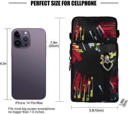 Small Crossbody Bags for Women, Universal Pouch Wallet Cell Phone Purse Lightweight Pockets Handbags Mini Shoulder Bag