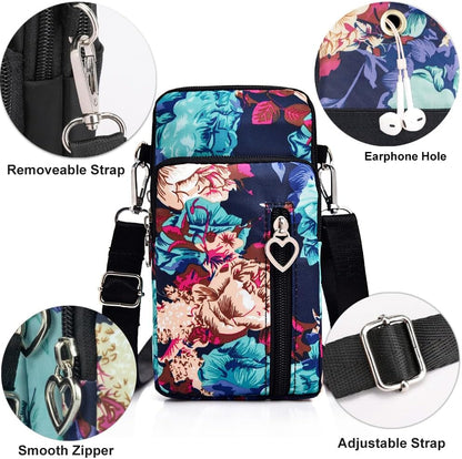 Small Crossbody Bags for Women, Universal Pouch Wallet Cell Phone Purse Lightweight Pockets Handbags Mini Shoulder Bag
