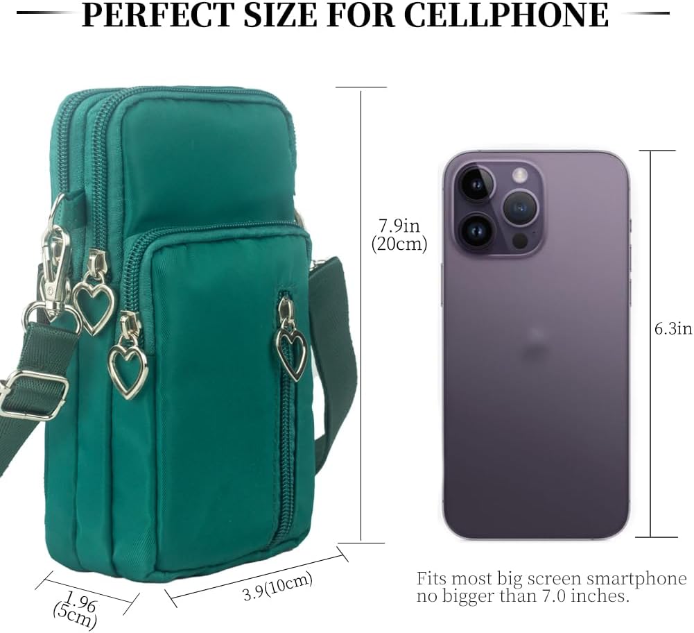 Small Crossbody Bags for Women, Universal Pouch Wallet Cell Phone Purse Lightweight Pockets Handbags Mini Shoulder Bag