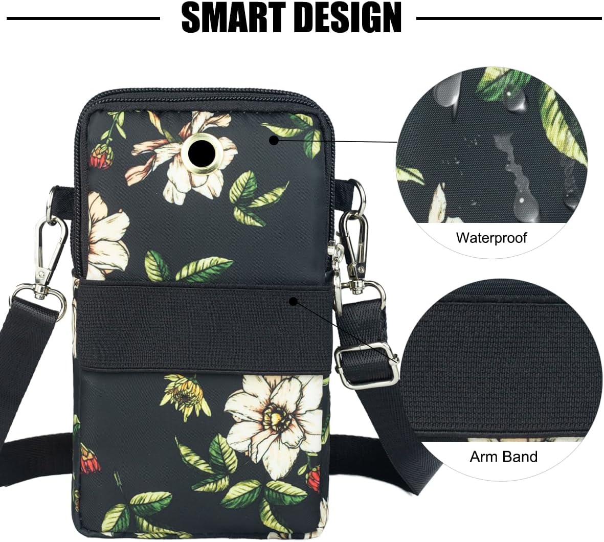Small Crossbody Bags for Women, Universal Pouch Wallet Cell Phone Purse Lightweight Pockets Handbags Mini Shoulder Bag