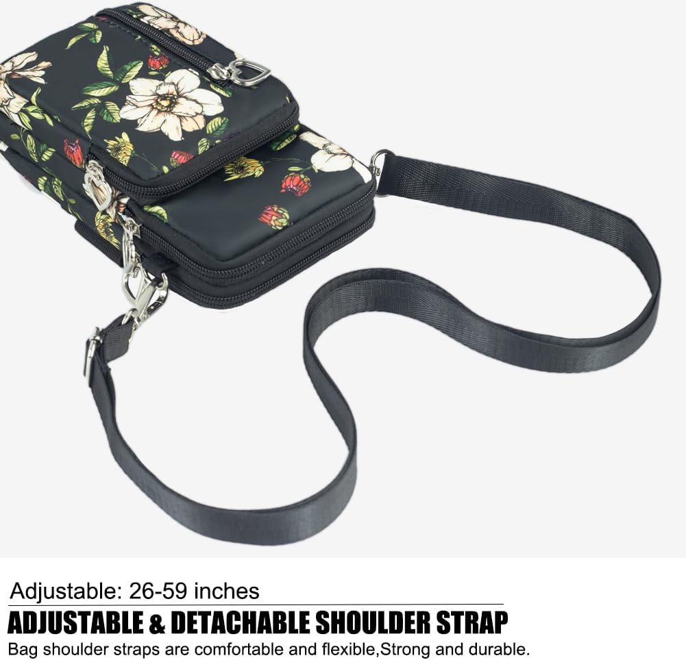 Small Crossbody Bags for Women, Universal Pouch Wallet Cell Phone Purse Lightweight Pockets Handbags Mini Shoulder Bag