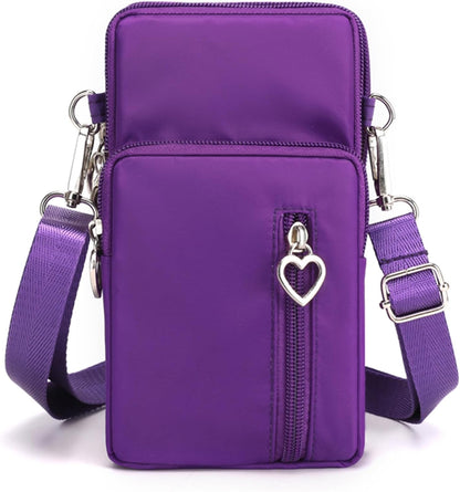 Small Crossbody Bags for Women, Universal Pouch Wallet Cell Phone Purse Lightweight Pockets Handbags Mini Shoulder Bag