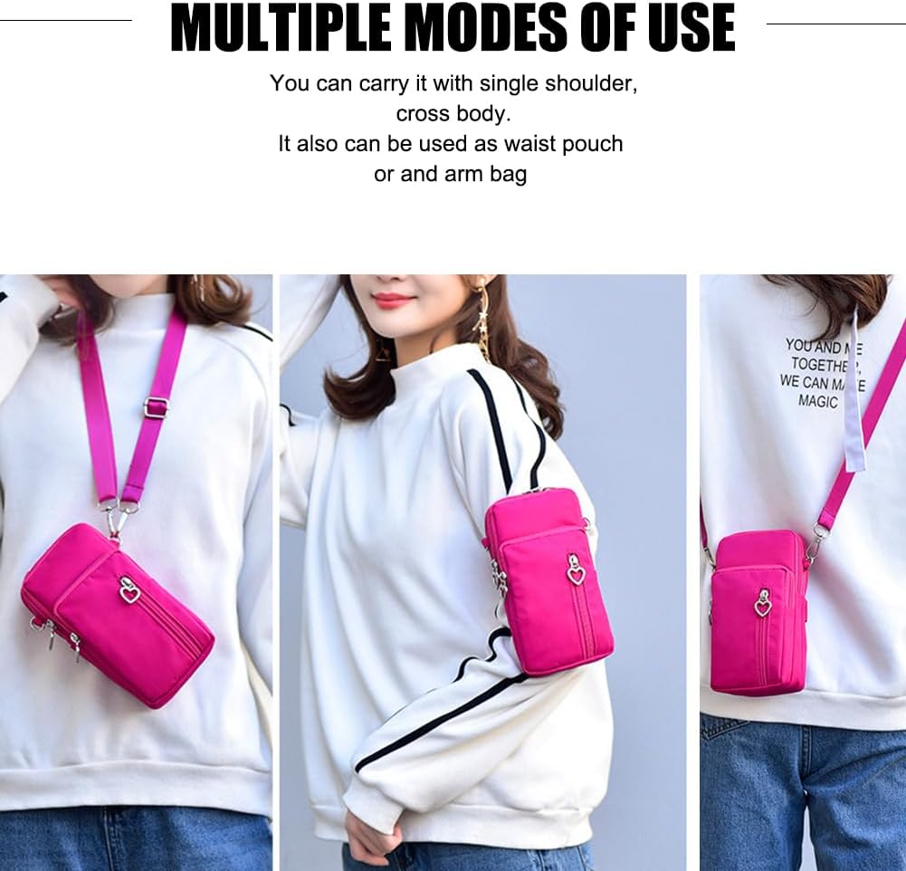 Small Crossbody Bags for Women, Universal Pouch Wallet Cell Phone Purse Lightweight Pockets Handbags Mini Shoulder Bag