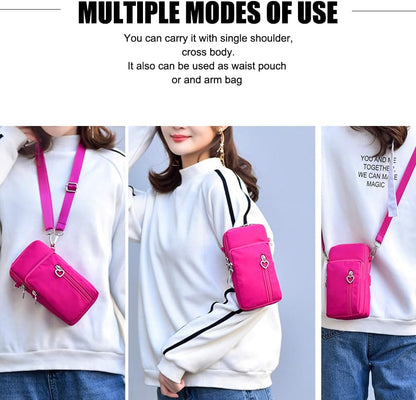 Small Crossbody Bags for Women, Universal Pouch Wallet Cell Phone Purse Lightweight Pockets Handbags Mini Shoulder Bag