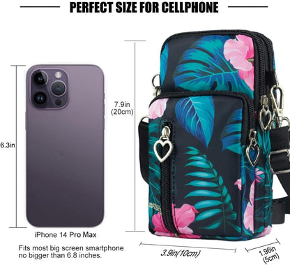 Small Crossbody Bags for Women, Universal Pouch Wallet Cell Phone Purse Lightweight Pockets Handbags Mini Shoulder Bag