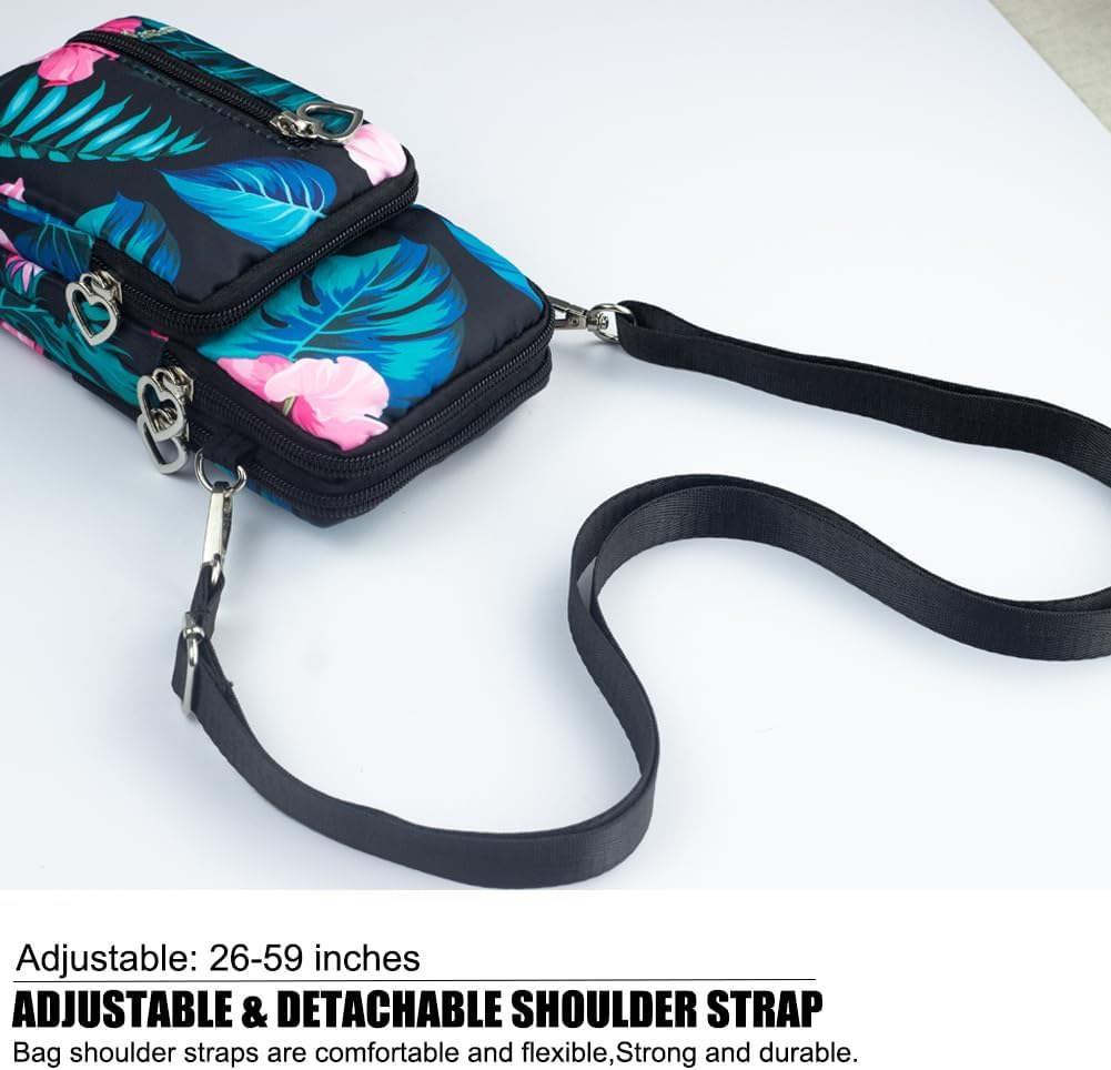 Small Crossbody Bags for Women, Universal Pouch Wallet Cell Phone Purse Lightweight Pockets Handbags Mini Shoulder Bag