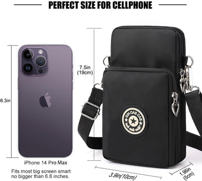 Small Crossbody Bags for Women, Universal Pouch Wallet Cell Phone Purse Lightweight Pockets Handbags Mini Shoulder Bag
