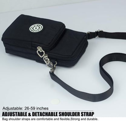 Small Crossbody Bags for Women, Universal Pouch Wallet Cell Phone Purse Lightweight Pockets Handbags Mini Shoulder Bag