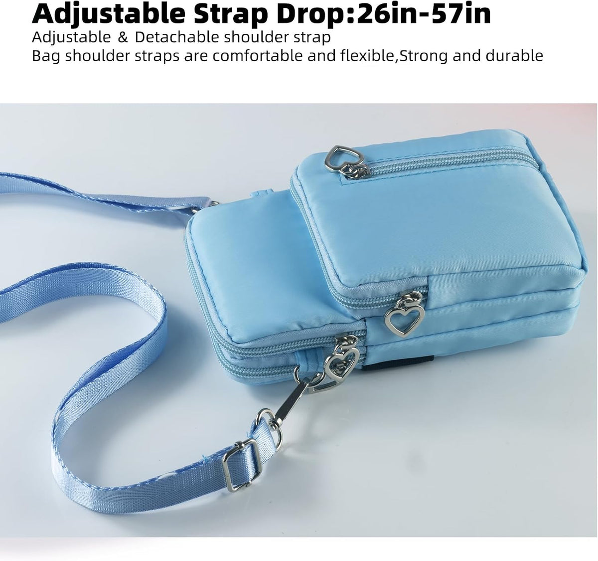 Small Crossbody Bags for Women, Universal Pouch Wallet Cell Phone Purse Lightweight Pockets Handbags Mini Shoulder Bag