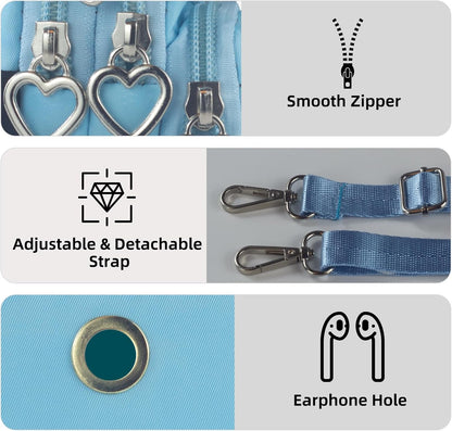 Small Crossbody Bags for Women, Universal Pouch Wallet Cell Phone Purse Lightweight Pockets Handbags Mini Shoulder Bag