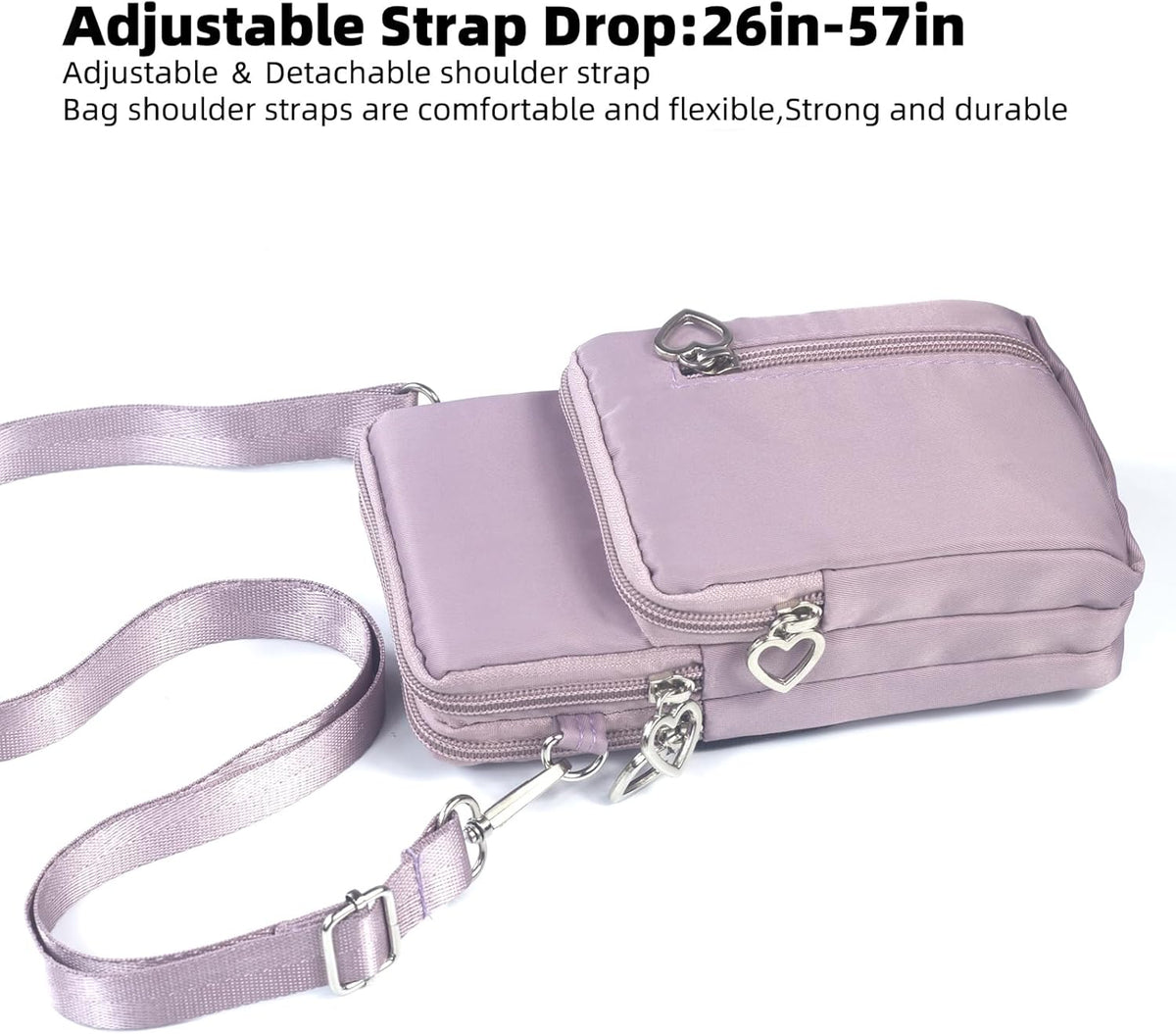 Small Crossbody Bags for Women, Universal Pouch Wallet Cell Phone Purse Lightweight Pockets Handbags Mini Shoulder Bag