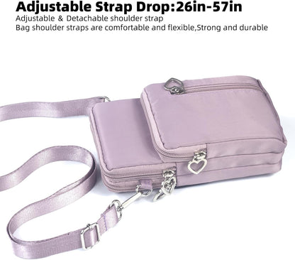 Small Crossbody Bags for Women, Universal Pouch Wallet Cell Phone Purse Lightweight Pockets Handbags Mini Shoulder Bag