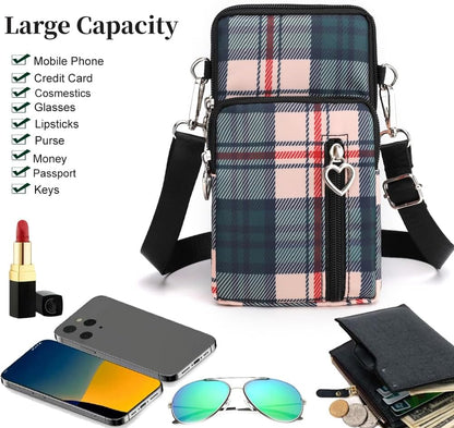 Small Crossbody Bags for Women, Universal Pouch Wallet Cell Phone Purse Lightweight Pockets Handbags Mini Shoulder Bag