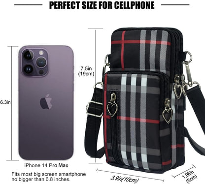 Small Crossbody Bags for Women, Universal Pouch Wallet Cell Phone Purse Lightweight Pockets Handbags Mini Shoulder Bag