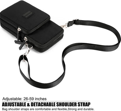 Small Crossbody Bags for Women, Universal Pouch Wallet Cell Phone Purse Lightweight Pockets Handbags Mini Shoulder Bag