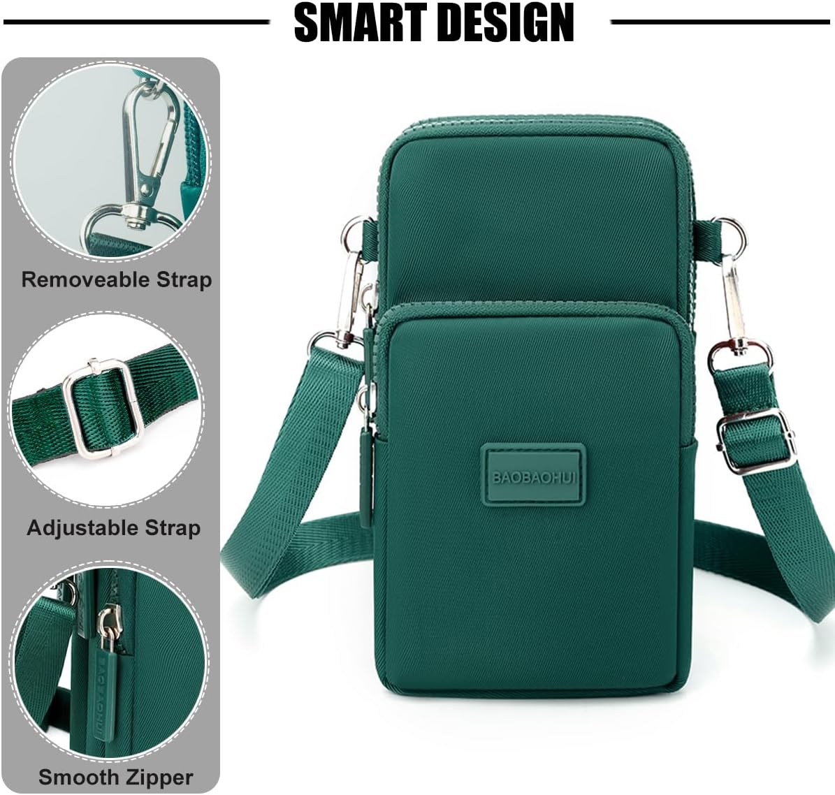 Small Crossbody Bags for Women, Universal Pouch Wallet Cell Phone Purse Lightweight Pockets Handbags Mini Shoulder Bag