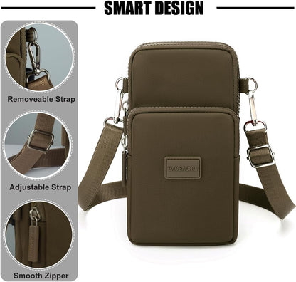 Small Crossbody Bags for Women, Universal Pouch Wallet Cell Phone Purse Lightweight Pockets Handbags Mini Shoulder Bag