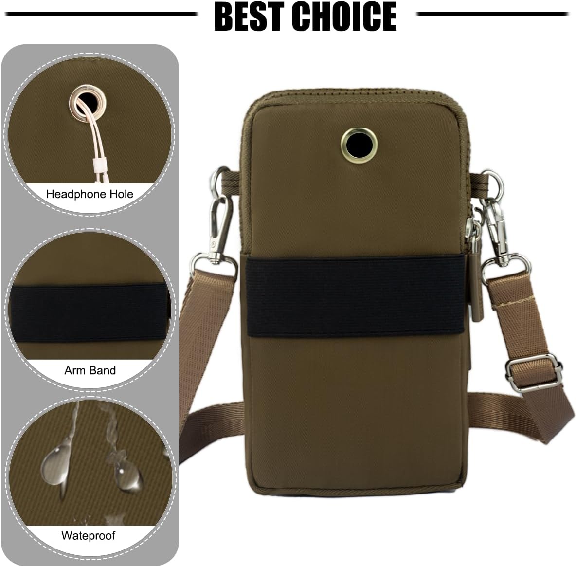 Small Crossbody Bags for Women, Universal Pouch Wallet Cell Phone Purse Lightweight Pockets Handbags Mini Shoulder Bag