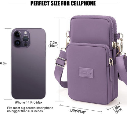Small Crossbody Bags for Women, Universal Pouch Wallet Cell Phone Purse Lightweight Pockets Handbags Mini Shoulder Bag