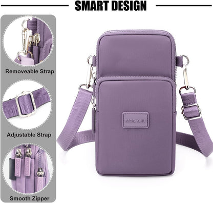 Small Crossbody Bags for Women, Universal Pouch Wallet Cell Phone Purse Lightweight Pockets Handbags Mini Shoulder Bag
