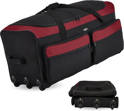 36" Asgard 3-Wheel Rolling Duffel Bag