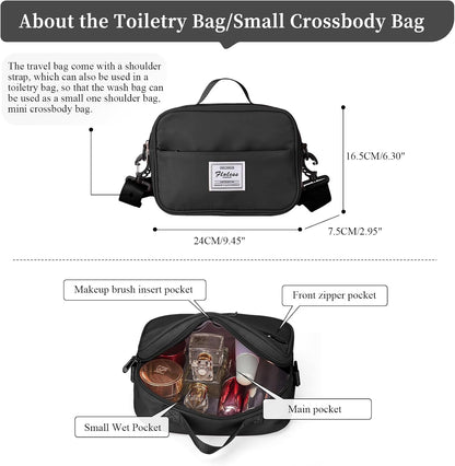 Weekender Bags for Women, Personal Item Travel Bag with Shoes Compartment | Overnight Travel Duffel Bag with Toiletry Bag, Airplane Friendly Carry-On Bag - Colors A