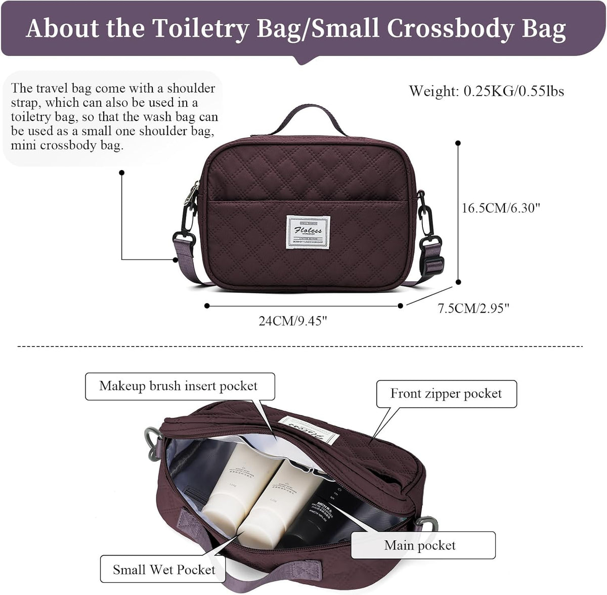 Weekender Bags for Women, Personal Item Travel Bag with Shoes Compartment | Overnight Travel Duffel Bag with Toiletry Bag, Airplane Friendly Carry-On Bag - Colors A