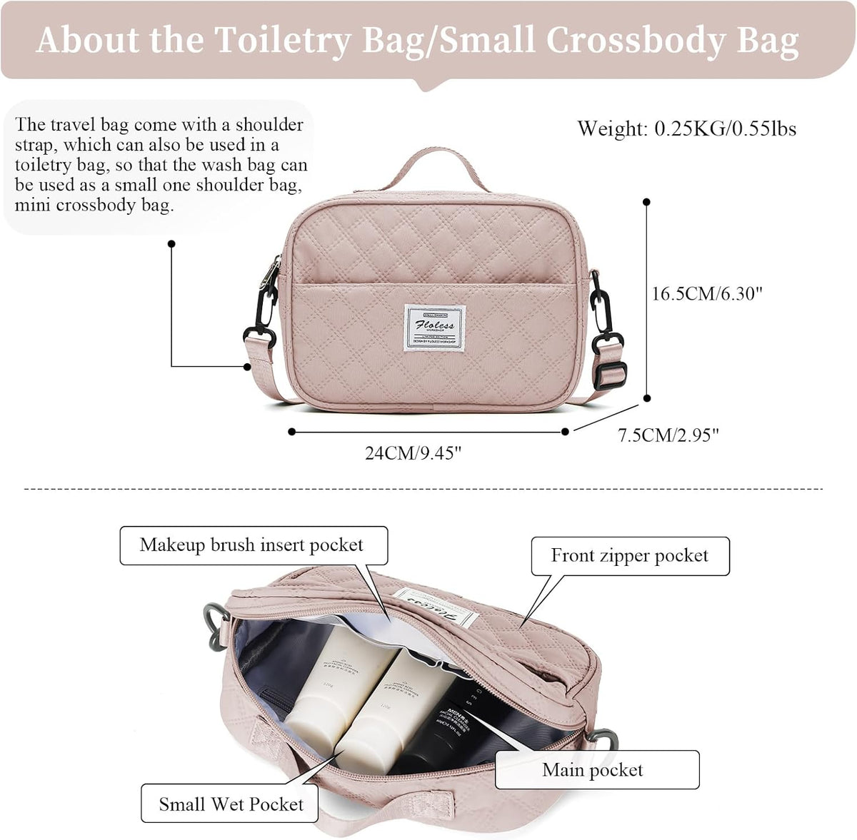 Weekender Bags for Women, Personal Item Travel Bag with Shoes Compartment | Overnight Travel Duffel Bag with Toiletry Bag, Airplane Friendly Carry-On Bag - Colors A
