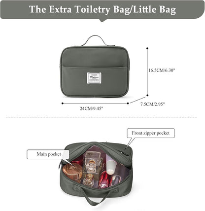 Weekender Bags for Women, Personal Item Travel Bag with Shoes Compartment | Overnight Travel Duffel Bag with Toiletry Bag, Airplane Friendly Carry-On Bag - Colors A