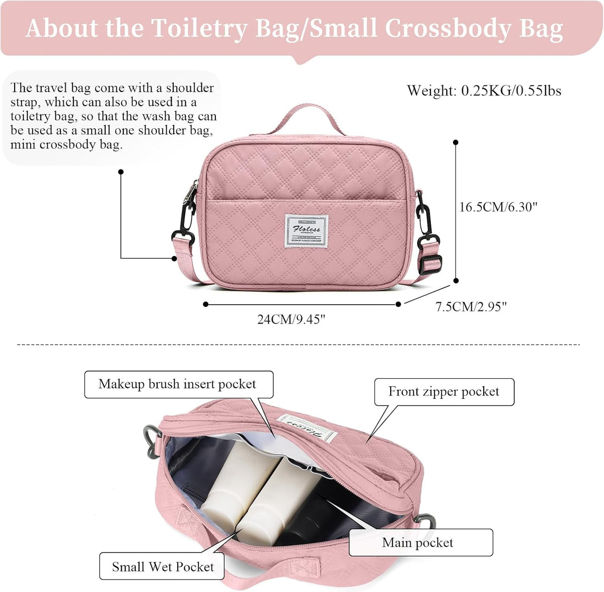 Weekender Bags for Women, Personal Item Travel Bag with Shoes Compartment | Overnight Travel Duffel Bag with Toiletry Bag, Airplane Friendly Carry-On Bag - Colors A