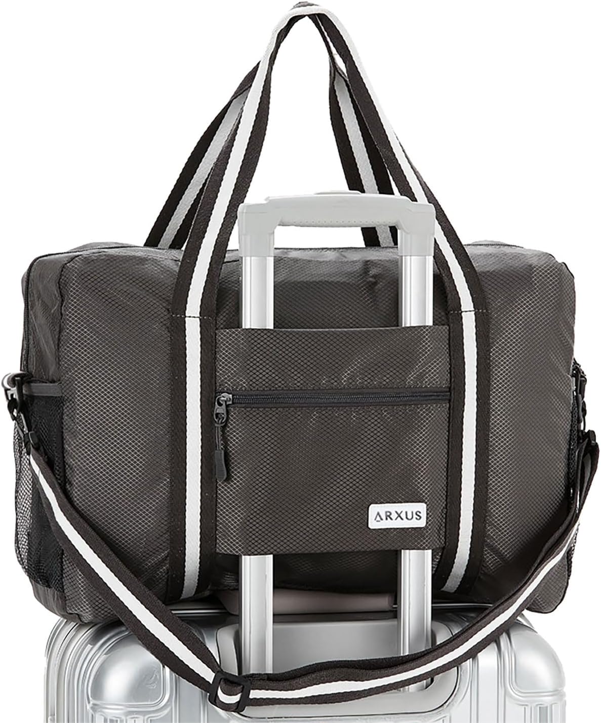 Foldable Tote Bag for Travel Expandable Lightweight Carry On Luggage 22L Packable Duffle Bag for Traveling