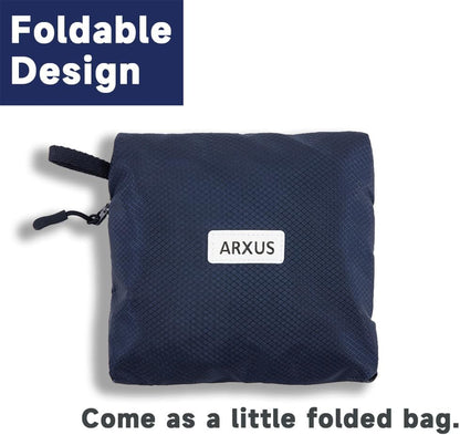 Foldable Tote Bag for Travel Expandable Lightweight Carry On Luggage 22L Packable Duffle Bag for Traveling