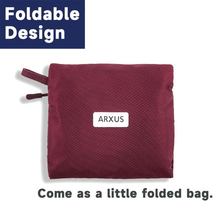 Foldable Tote Bag for Travel Expandable Lightweight Carry On Luggage 22L Packable Duffle Bag for Traveling