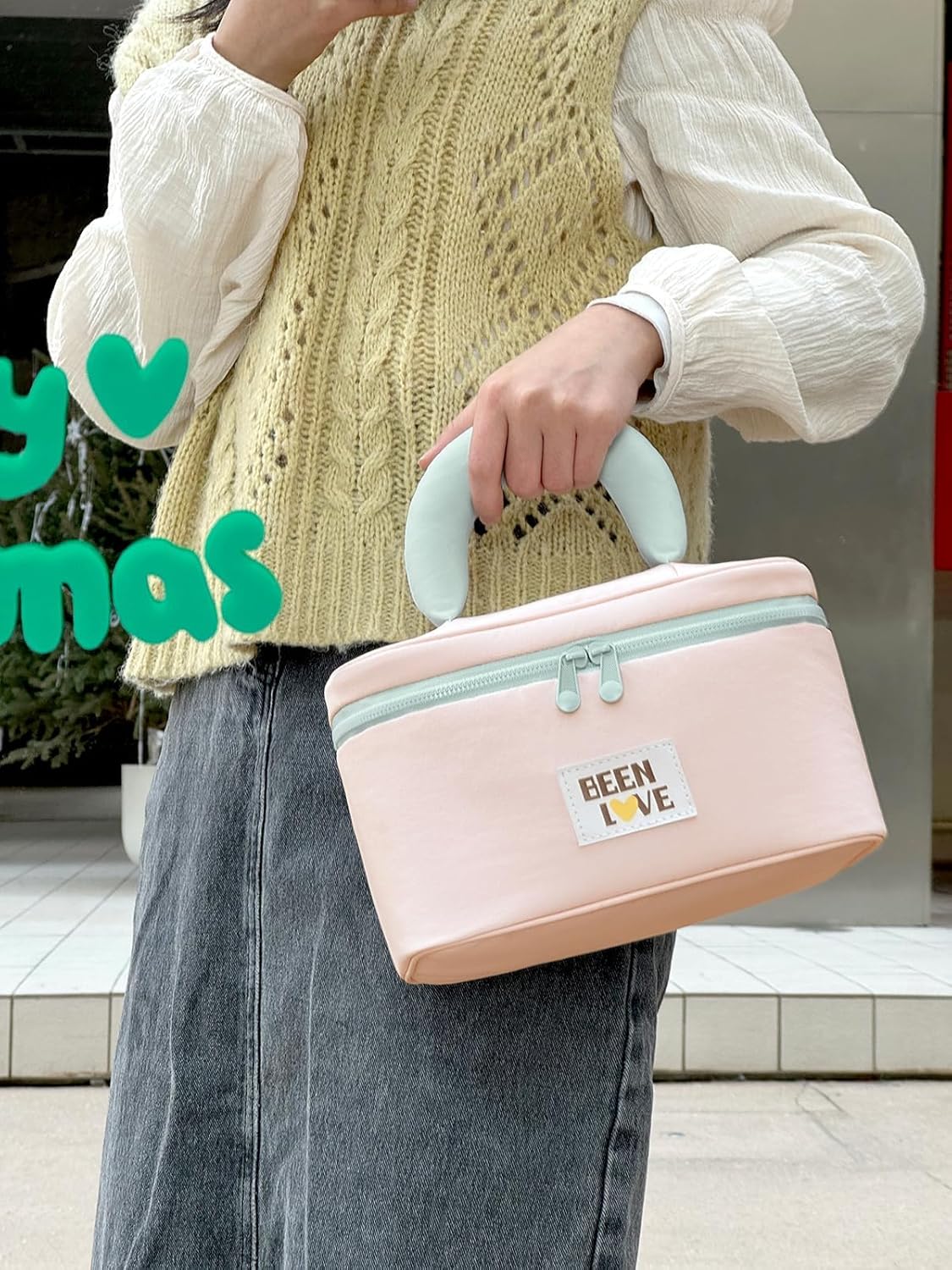 Travel Makeup Bag Large Toiletry Bag Cosmetic Bags for Women Girls Makeup Organizer Bag Pouch with Compartments for Traveling, Pink