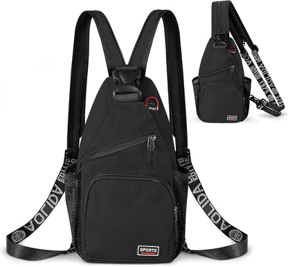 Crossbody Backpack Convertible Sling Bag for Women Men with Adjustable Strap Small Casual Daypack for Hiking Traveling (Large, 13-Inch, Blue)
